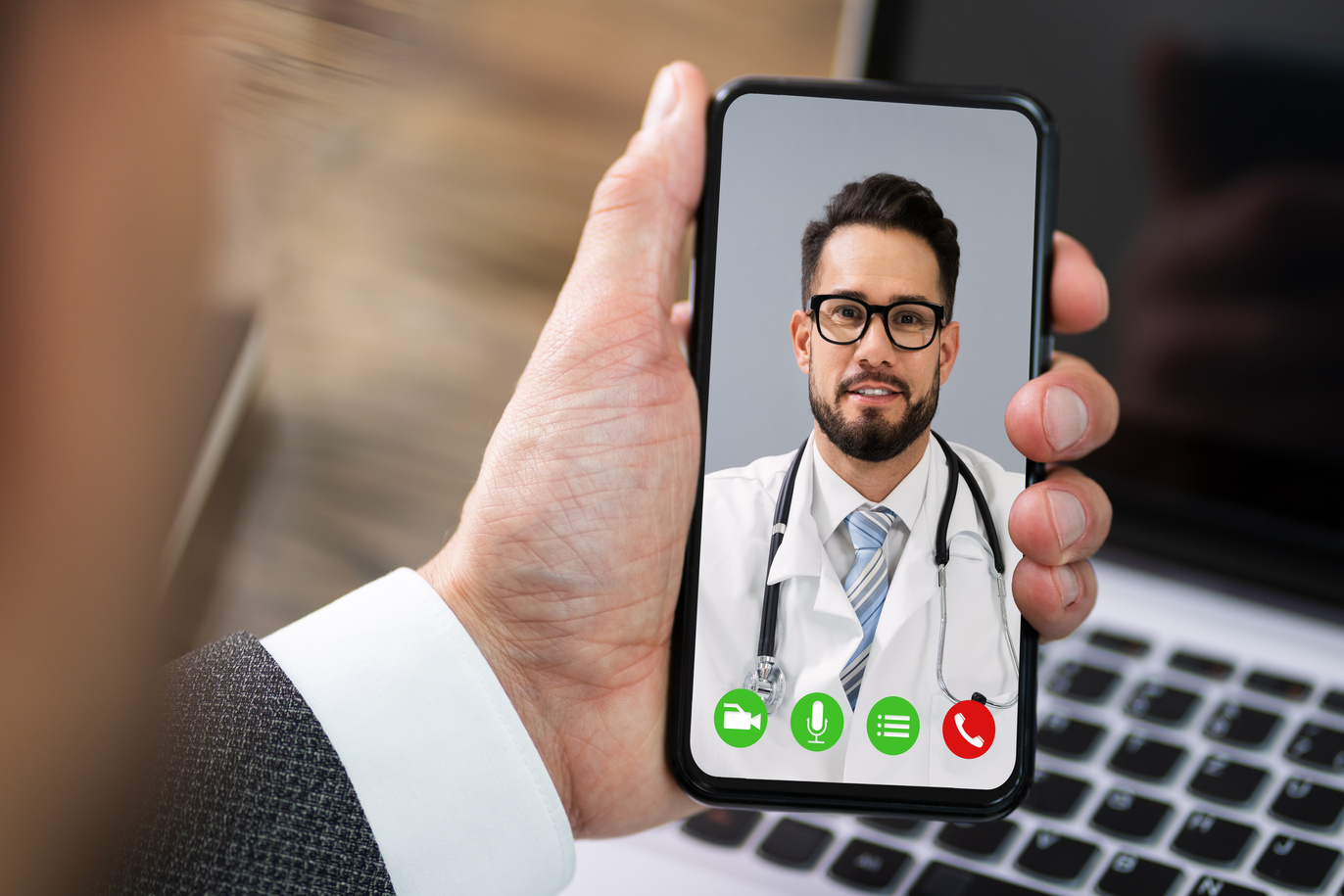 Doctor Video Doctor On Phone